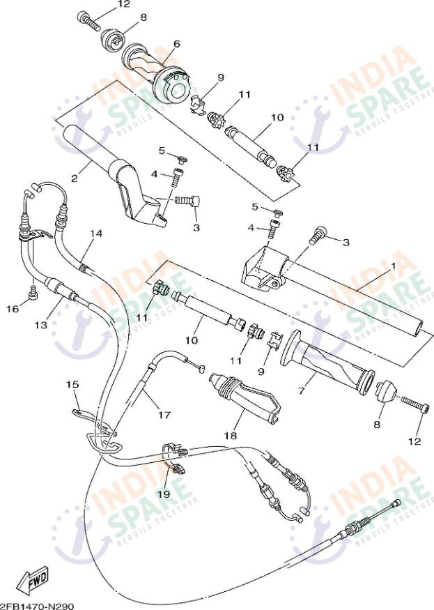 STEERING HANDLE & CABLE